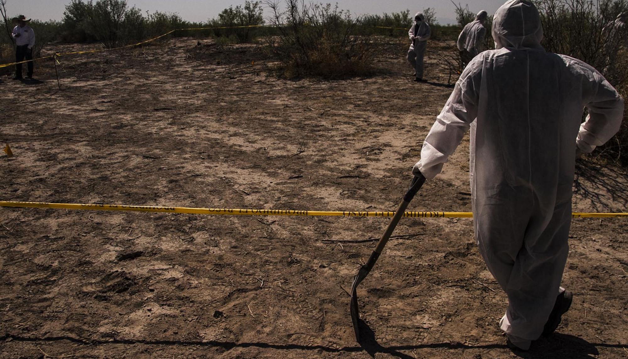 México restos óseos en Patrocinio